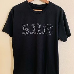 Black 5.11 T-shirt - Military Police crossfit etc